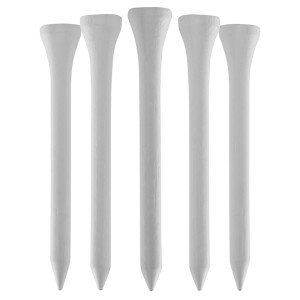 TH Golf 1000 Pcs White 70mm 2 3/4'' Bamboo Golf Tees Eco Friendly & Sustainable Strong Bamboo