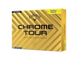 Callaway Golf Chrome Tour Golf Balls (Triple Track (Yellow)