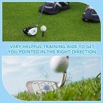 Seticek Golf Impact Tape Set 300Pcs, Self-Teaching Sweet Spot and Consistency Analysis, Golf Club Impact Stickers for Woods Irons and Putters Each 100 Pcs,Useful Training Aid Improve Ball Striking