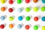 Clean Green Golf 24 Recycled Used Golf Balls - Color Brand Name Bulk Mix - Good Condition Colored Graded Ball - Includes GolfBalls and Mesh Carrying Bag (24)