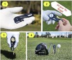 Teebot PRO - Precision Golf Tee Height Setup Tool for Consistent Tee Shots with Extreme Accuracy (Midnight Blue)