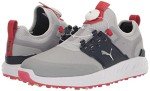 Puma Golf Men's Ignite Articulate Disc Golf Shoe, High-Rise/Puma Silver/Navy Blazer, 12