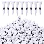 Vinsot 1000 Pcs Golf Tees Bulk 1-1/2 Inch Wood White Stripe Tees for Women Men Ladies Clubs Golf Ball Theme Party Accessories