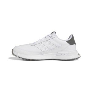 adidas Men's S2G Spikeless Leather 24 Golf Shoes, Footwear White/Charcoal, 9.5