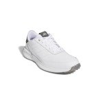 adidas Men's S2G Spikeless Leather 24 Golf Shoes, Footwear White/Charcoal, 9.5