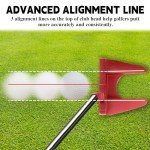 MAZEL Tour GS Men's Golf Putter,34 Inch,Right Handed (GS3-Red Grip)