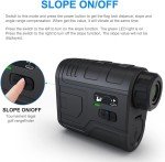 Precision Pro Golf Rangefinder with Slope On/Off,1200 Yards Laser Range Finder,±1 Yard Accuracy,Pin-Lock Technology,Tournament Legal,7X Magnification,Fast Focus,Waterproof,Premium Carry Case,Light