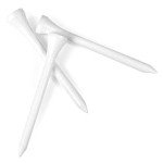 Hireko Wood Golf Tees 3 1/4-Inch, Bulk, White (500 Count)