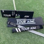 Tour Aim 2.0 Golf Training Aid - All-in-One Practice Tool with 3 Alignment Sticks and a Headcover - Dramatically Improve Your Short, Mid, and Long Game - Perfect for Both Righties and Lefties