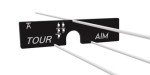 Tour Aim 2.0 Golf Training Aid - All-in-One Practice Tool with 3 Alignment Sticks and a Headcover - Dramatically Improve Your Short, Mid, and Long Game - Perfect for Both Righties and Lefties