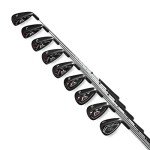 MAZEL Men Golf Iron Set (9PCS) Including 3,4,5,6,7,8,9,Pitching Wedge,Sand Wedge with Steel Shafts for Right Handed Golfers (Right Hand, 3-SW (9PCS),Black)