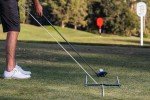Tour Aim 2.0 Golf Training Aid - All-in-One Practice Tool with 3 Alignment Sticks and a Headcover - Dramatically Improve Your Short, Mid, and Long Game - Perfect for Both Righties and Lefties
