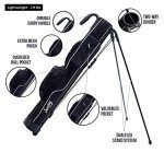 Lightweight Sunday Golf Bag with Stand - Easy to Carry, Durable Pitch n Putt Bag for Driving Range, Par 3 and Executive Courses