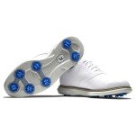 FootJoy Men's Traditions Golf Shoe, White/White, 11