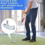 Wettarn 3 Sets Golf Putter Two Ways for Men Women Kids Club with 6 Practice Golf Balls for Left or Right Handed Golfers Indoor Outdoor(Black)
