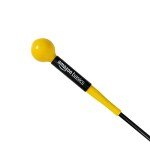 Amazon Basics Golf Swing Trainer Aid and Warm-Up Practice Stick for Grip, Balance, Distance and Power Training, 48 Inches