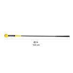 Amazon Basics Golf Swing Trainer Aid and Warm-Up Practice Stick for Grip, Balance, Distance and Power Training, 48 Inches
