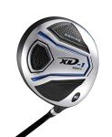 Aspire XD1 Complete Mens Golf Club Set, Includes Titanium Driver, S.S. Fairway, S.S. Hybrid, S.S. 6-PW Irons, Putter, Bag, 3 H/C's, Right & Left Handed Golf Clubs for Men, Blue