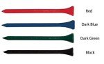 1000 Personalized Custom Wood Golf Tees - 1 Color Imprint 2-3/4" White
