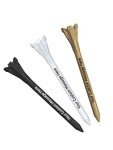 1000 Personalized Custom FLYtees - Plastic Golf Tees - 1 Color Imprint 3-1/4" White