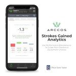 Arccos Smart Sensors: Automatic Golf Game Tracking System, A.I. Powered Caddie, A.I. GPS Rangefinder & Smart Club Distances