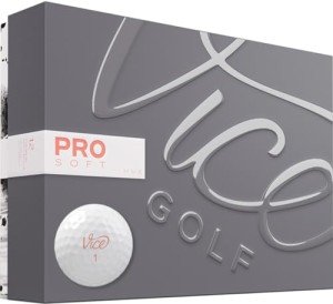 VICE Golf PRO Soft HUE Living Coral 2020 | 12 Golf Balls