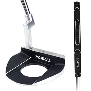 KOFULL Golf Putter-Golf Putters for Men Right Handed, Golf Men's Putter, Mens Putters Right Hand, Men Golf Putter with Ball Picking Function Stainless Steel Head & Shaft for Golf Putting