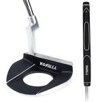 KOFULL Golf Putter-Golf Putters for Men Right Handed, Golf Men's Putter, Mens Putters Right Hand, Men Golf Putter with Ball Picking Function Stainless Steel Head & Shaft for Golf Putting