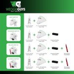 Wedge Guys Golf Grip Kits for Regripping Golf Clubs - Professional Quality - Options Include Hook Blade, 15 or 30 Tape Strips, 5 or 8 oz Solvent, Grip Tape Remover, Bench Vise & Rubber Clamp