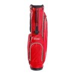 Izzo Golf Izzo Ultra-Lite Stand Golf Bag with Dual-Straps & Exclusive Features,Red 3.2 lbs