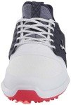 PUMA GOLF mens Ignite Pwradapt Caged Golf Shoe, Puma White-puma Silver-peacoat, 8.5 US