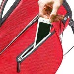 Izzo Golf Izzo Ultra-Lite Stand Golf Bag with Dual-Straps & Exclusive Features,Red 3.2 lbs