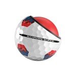 Callaway Golf Chrome Soft Golf Balls (2022 Version, True Track, Red/Blue)