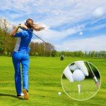 Mudder 600 Pcs 3-1/4" Golf Tees USA Stars and Stripes American Flag Golf Tees Bulk Bamboo Patriotic Golf Tees Long Red White and Blue Golfing Tees for Men Women(Novel)
