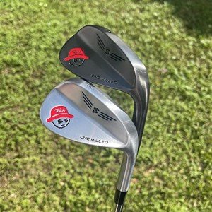 Jean Carlo Golf Wedge 48/50/52/54/56/58/60/62 Degree Sand Wedge,Gap Wedge,Lob Wedge for Men & Women Milled Face for More Spin Right Hand Golf Clubs (Grey, 48 Degree)
