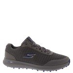 Skechers Men's Elite 5 Range Relaxed Fit Waterproof Spikeless Golf Shoe Sneaker, Charcoal/Navy, 13 Wide