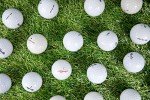 Clean Green Golf Balls 48 Recycled for Used Noodle Golf Balls - Recycled & Used Golf Balls for Men Good Condition Golf Ball - Comes with Mesh Carrying Bag.