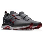 FootJoy Men's Hyperflex Boa Previous Season Style Golf Shoe, CharcoalGrey/Red, 10.5