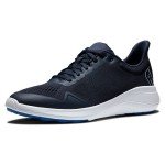 FootJoy Men's FJ Flex Previous Season Style Golf Shoe, Navy/White/Blue, 10.5