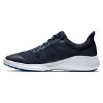 FootJoy Men's FJ Flex Previous Season Style Golf Shoe, Navy/White/Blue, 10.5