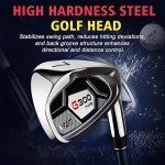 PGM 12-Piece Complete Golf Club Set - Woods, Hybrid, Irons, Wedge, Putter - Stand Bag, Titanium Club Heads