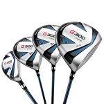 PGM 12-Piece Complete Golf Club Set - Woods, Hybrid, Irons, Wedge, Putter - Stand Bag, Titanium Club Heads