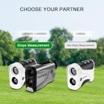 PEAKPULSE Golf Laser Rangefinder for Golf Range Finder Distance Finder with Slope Mode, Flag Pole Locking Vibration︱Fast Focus System