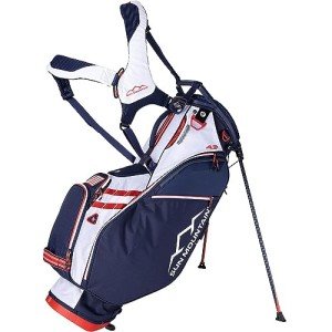 Sun Mountain 2024 4.5Ls 14-Way Golf Stand Bag - Navy-White-Red
