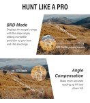 CoxiVision Rangefinder with Slope for Golf & Hunting, 1000/1300 Yards High-Precision Range Finder, 6X Magnification, Pin-Seeker & Flag-Lock & Vibration, Bow/Rifle Mode, Angle Compensation