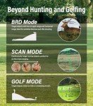 CoxiVision Rangefinder with Slope for Golf & Hunting, 1000/1300 Yards High-Precision Range Finder, 6X Magnification, Pin-Seeker & Flag-Lock & Vibration, Bow/Rifle Mode, Angle Compensation