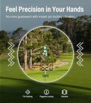 CoxiVision Rangefinder with Slope for Golf & Hunting, 1000/1300 Yards High-Precision Range Finder, 6X Magnification, Pin-Seeker & Flag-Lock & Vibration, Bow/Rifle Mode, Angle Compensation