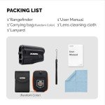 AILEMON AL52 Golf & Hunting Laser Rangefinder 900Y Fast Focus High-Precision Continuous Scan Flag Pole Locking Vibration Function Slope Mode Range Finder