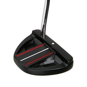 Orlimar F70 Golf Putter for Men Right Handed, Black/Red 35” Mallet Putter with Oversized Putter Grip