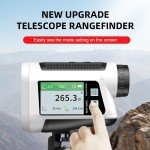 Golf Rangefinder with Slope and Side Color Display, Voice Output - 1000 Yards Laser Range Finder for Golf, Caddie Assistance